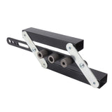 Hole Punch Locator Self Centering Doweling Jig Adjustable Drilling Guide Template DIY Woodworking Tool Kit - Close-Up Angle
