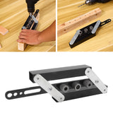 Hole Punch Locator Self Centering Doweling Jig Adjustable Drilling Guide Template DIY Woodworking Tool Kit - Extra Image