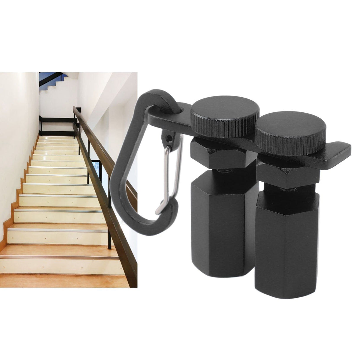 Stair Gauge Knob Aluminium Alloy Framing Square Stops Stair Gauge Knobs Stair Stringer Layout Tool Black