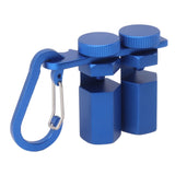 Stair Gauge Knob Aluminium Alloy Framing Square Stops Stair Gauge Knobs Stair Stringer Layout Tool Blue - Front View