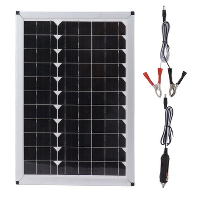 Solar Panel 100W 18V Monocrystalline Silicon 15.7in Long 10.8in Wide Portable Solar Panel Charger for Car Laptop Lamp