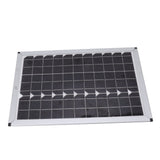 Solar Panel 100W 18V Monocrystalline Silicon 15.7in Long 10.8in Wide Portable Solar Panel Charger for Car Laptop Lamp
