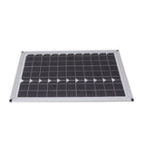 Solar Panel 100W 18V Monocrystalline Silicon 15.7in Long 10.8in Wide Portable Solar Panel Charger for Car Laptop Lamp