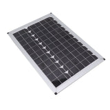 Solar Panel 100W 18V Monocrystalline Silicon 15.7in Long 10.8in Wide Portable Solar Panel Charger for Car Laptop Lamp