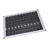 Solar Panel 100W 18V Monocrystalline Silicon 15.7in Long 10.8in Wide Portable Solar Panel Charger for Car Laptop Lamp