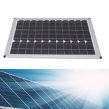 Solar Panel 100W 18V Monocrystalline Silicon 15.7in Long 10.8in Wide Portable Solar Panel Charger for Car Laptop Lamp