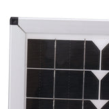 Solar Panel 100W 18V Monocrystalline Silicon 15.7in Long 10.8in Wide Portable Solar Panel Charger for Car Laptop Lamp