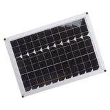 100W 18V Solar Panel Battery Charger Kit Monocrystalline Silicon Solar Panel with Dual USB Controller for Car RV Marine Boat