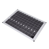 100W 18V Solar Panel Battery Charger Kit Monocrystalline Silicon Solar Panel with Dual USB Controller for Car RV Marine Boat