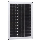 100W 18V Solar Panel Battery Charger Kit Monocrystalline Silicon Solar Panel with Dual USB Controller for Car RV Marine Boat