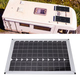 100W 18V Solar Panel Battery Charger Kit Monocrystalline Silicon Solar Panel with Dual USB Controller for Car RV Marine Boat - Extra Image