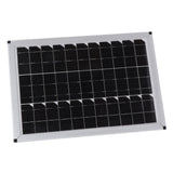 100W 18V Portable Solar Panel Kit 100 Watt 18 Volt Monocrystalline Portable Solar Panel for Automobiles Ships Airplanes Outdoor Agriculture Planting Tourism - Front View