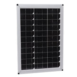 100W 18V Portable Solar Panel Kit 100 Watt 18 Volt Monocrystalline Portable Solar Panel for Automobiles Ships Airplanes Outdoor Agriculture Planting Tourism - Side View