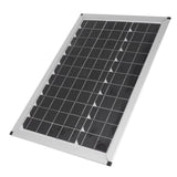 100W 18V Portable Solar Panel Kit 100 Watt 18 Volt Monocrystalline Portable Solar Panel for Automobiles Ships Airplanes Outdoor Agriculture Planting Tourism - 45-Degree Angle