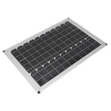 100W 18V Portable Solar Panel Kit 100 Watt 18 Volt Monocrystalline Portable Solar Panel for Automobiles Ships Airplanes Outdoor Agriculture Planting Tourism - Rear View