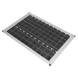 100W 18V Portable Solar Panel Kit 100 Watt 18 Volt Monocrystalline Portable Solar Panel for Automobiles Ships Airplanes Outdoor Agriculture Planting Tourism - Close-Up Angle