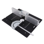 Router Table Insert Board Aluminum Alloy Steel Height Adjustable Milling Trimming Machine Insert Plate