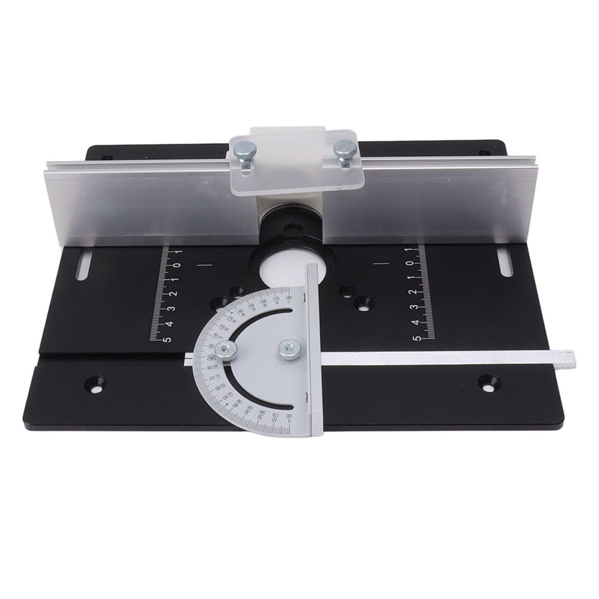 Router Table Insert Board Aluminum Alloy Steel Height Adjustable Milling Trimming Machine Insert Plate