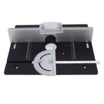 Router Table Insert Board Aluminum Alloy Steel Height Adjustable Milling Trimming Machine Insert Plate