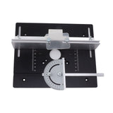 Router Table Insert Board Aluminum Alloy Steel Height Adjustable Milling Trimming Machine Insert Plate