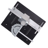 Router Table Insert Board Aluminum Alloy Steel Height Adjustable Milling Trimming Machine Insert Plate