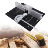 Router Table Insert Board Aluminum Alloy Steel Height Adjustable Milling Trimming Machine Insert Plate
