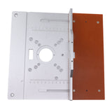 Aluminium Router Table Insert Plate Table for Woodworking Benches Router Plate Wood Tools Milling Trimming Machine