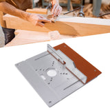Aluminium Router Table Insert Plate Table for Woodworking Benches Router Plate Wood Tools Milling Trimming Machine - Extra Image