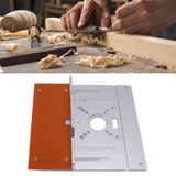 Aluminium Router Table Insert Plate Table for Woodworking Benches Router Plate Wood Tools Milling Trimming Machine