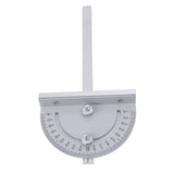 180 Degree Protractor Woodworking Engraving Protractor Aluminum Alloy Protractor - Close-Up Angle