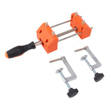 Mini Table Clamp Universal 360 Degree Rotation Multifunctional Steel Small Bench Clamp Vise Clamp - Top-Down View