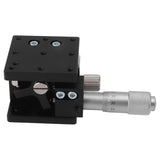 Manual Linear Stage Aluminum Alloy Z Axes Slide Table 19.6N Bearing for Alignment Positioning - Close-Up Angle