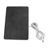 4W 5V Solar Panel for Wireless Outdoor Security Camera IP65 Waterproof Solar Charging Panel with Adjustable Bracket White