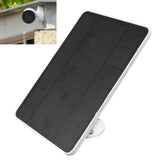 4W 5V Solar Panel for Wireless Outdoor Security Camera IP65 Waterproof Solar Charging Panel with Adjustable Bracket White - Extra Image