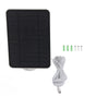 4W 5V Solar Panel for Arlo for Ring for Blink Security Camera IP65 Waterproof Solar Charger with 360 Degree Adjustable Bracket White