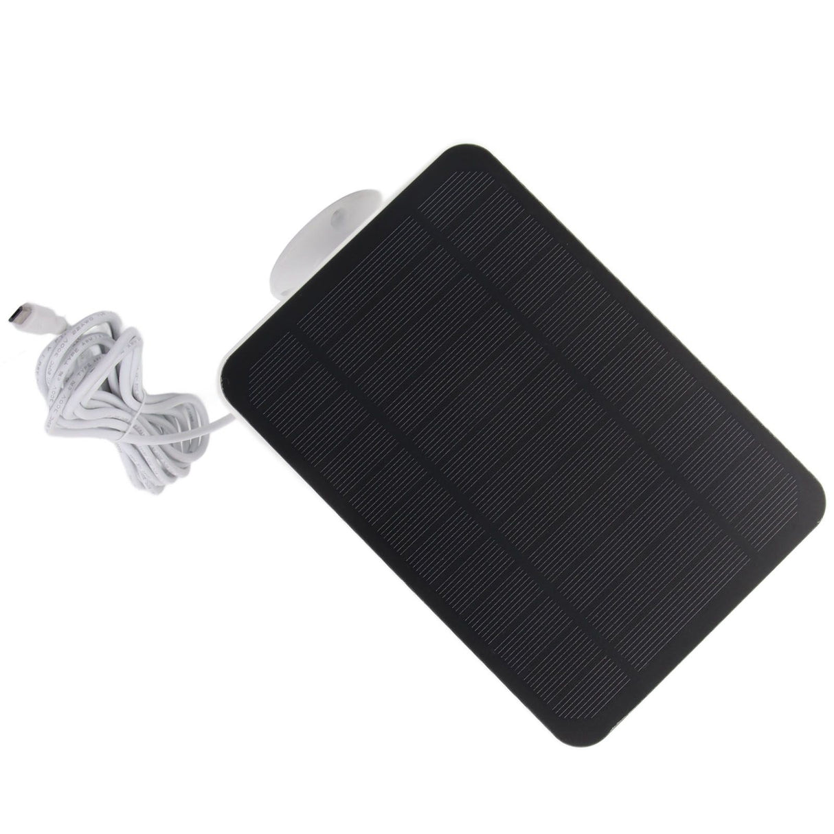 4W 5V Solar Panel for Arlo for Ring for Blink Security Camera IP65 Waterproof Solar Charger with 360 Degree Adjustable Bracket White