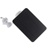 4W 5V Solar Panel for Arlo for Ring for Blink Security Camera IP65 Waterproof Solar Charger with 360 Degree Adjustable Bracket White