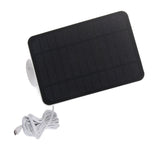 4W 5V Solar Panel for Arlo for Ring for Blink Security Camera IP65 Waterproof Solar Charger with 360 Degree Adjustable Bracket White