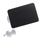 4W 5V Solar Panel for Arlo for Ring for Blink Security Camera IP65 Waterproof Solar Charger with 360 Degree Adjustable Bracket White