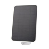 4W 5V Solar Panel for Arlo for Ring for Blink Security Camera IP65 Waterproof Solar Charger with 360 Degree Adjustable Bracket White - Top-Down View