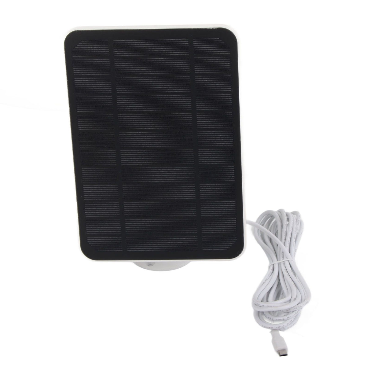 4W 5V Solar Panel for Arlo for Ring for Blink Security Camera IP65 Waterproof Solar Charger with 360 Degree Adjustable Bracket White