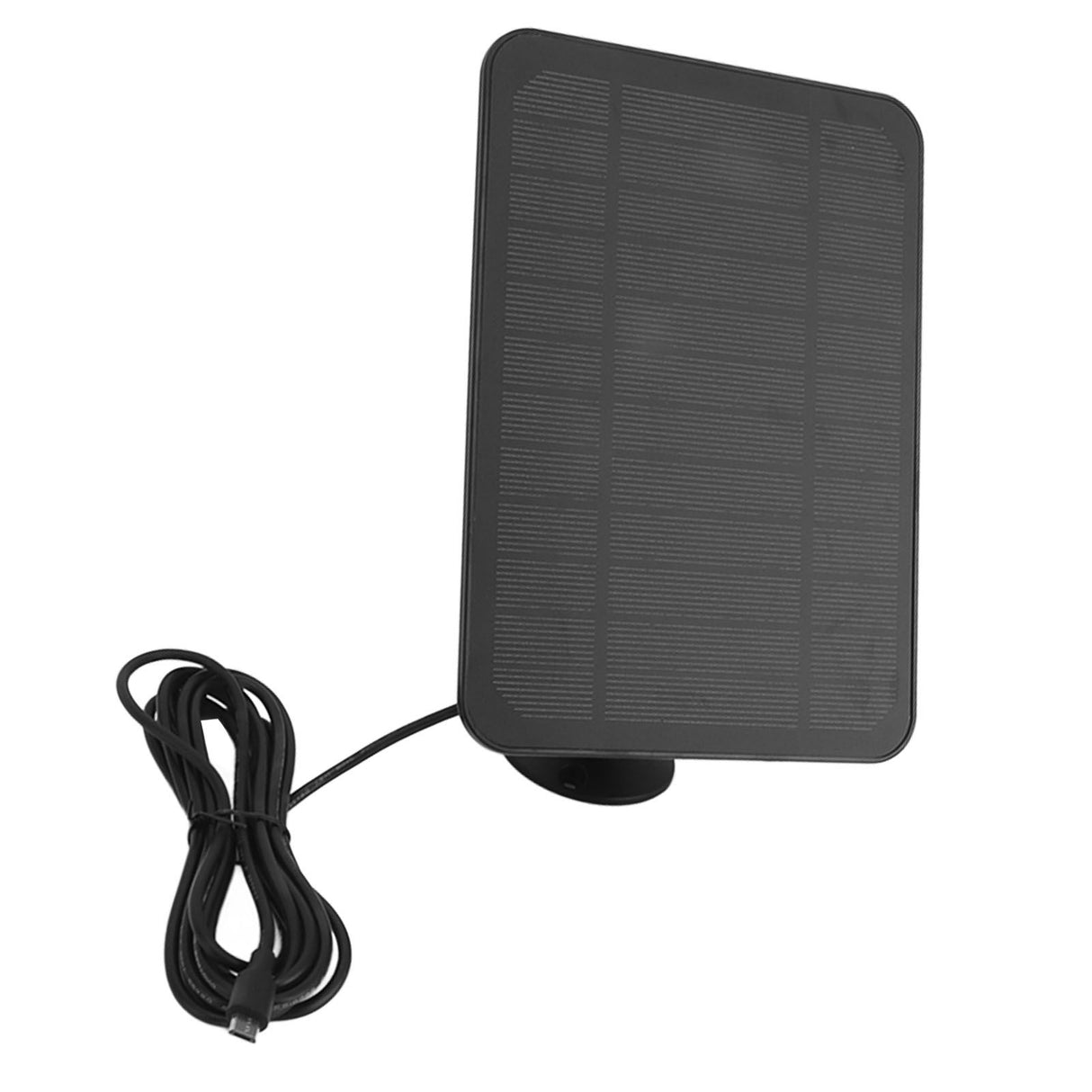 4W 5V Solar Panel for Arlo for Ring for Blink Security Camera IP65 Waterproof Solar Charger with 360 Degree Adjustable Bracket Black