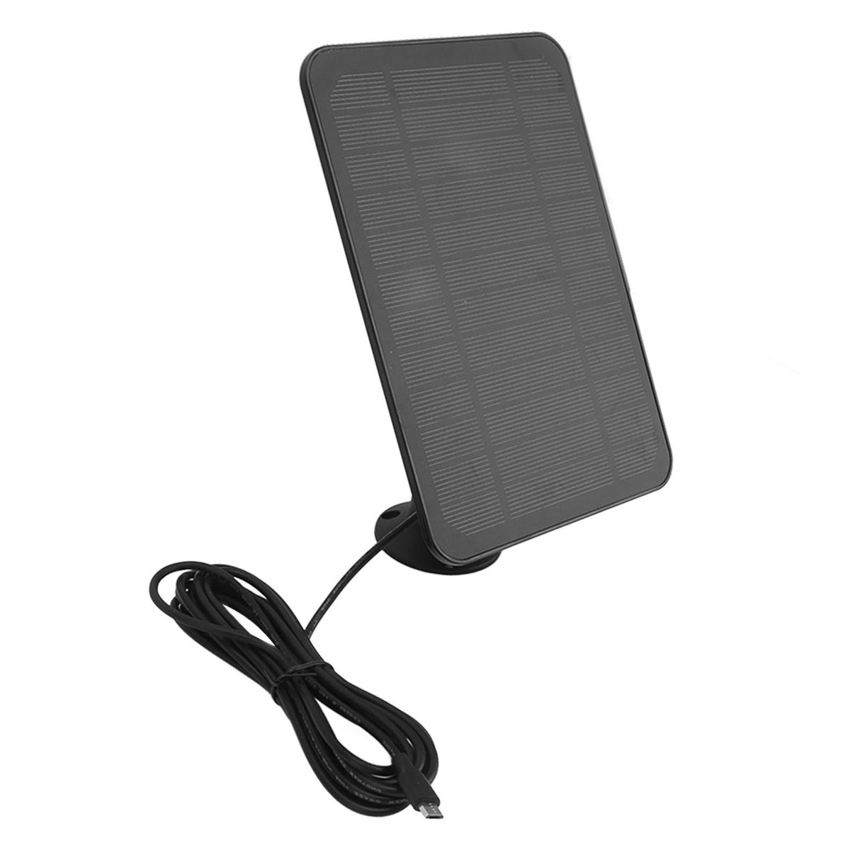 4W 5V Solar Panel for Arlo for Ring for Blink Security Camera IP65 Waterproof Solar Charger with 360 Degree Adjustable Bracket Black