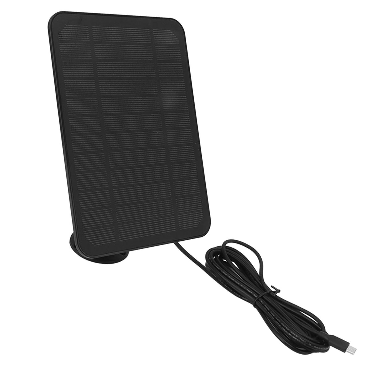 4W 5V Solar Panel for Arlo for Ring for Blink Security Camera IP65 Waterproof Solar Charger with 360 Degree Adjustable Bracket Black