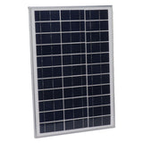 25W Solar Panel High Conversion Efficiency Waterproof Sturdy Durable Portable For Cars Ships Aircraft - Front View