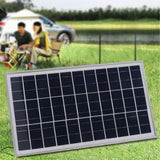25W Solar Panel High Conversion Efficiency Waterproof Sturdy Durable Portable For Cars Ships Aircraft
