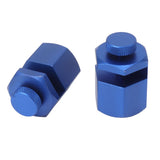 2PCS Stair Guages Knobs Aluminium Alloy Stair Stringer Layout Tool for Framing Square Carpentry Rafter Blue