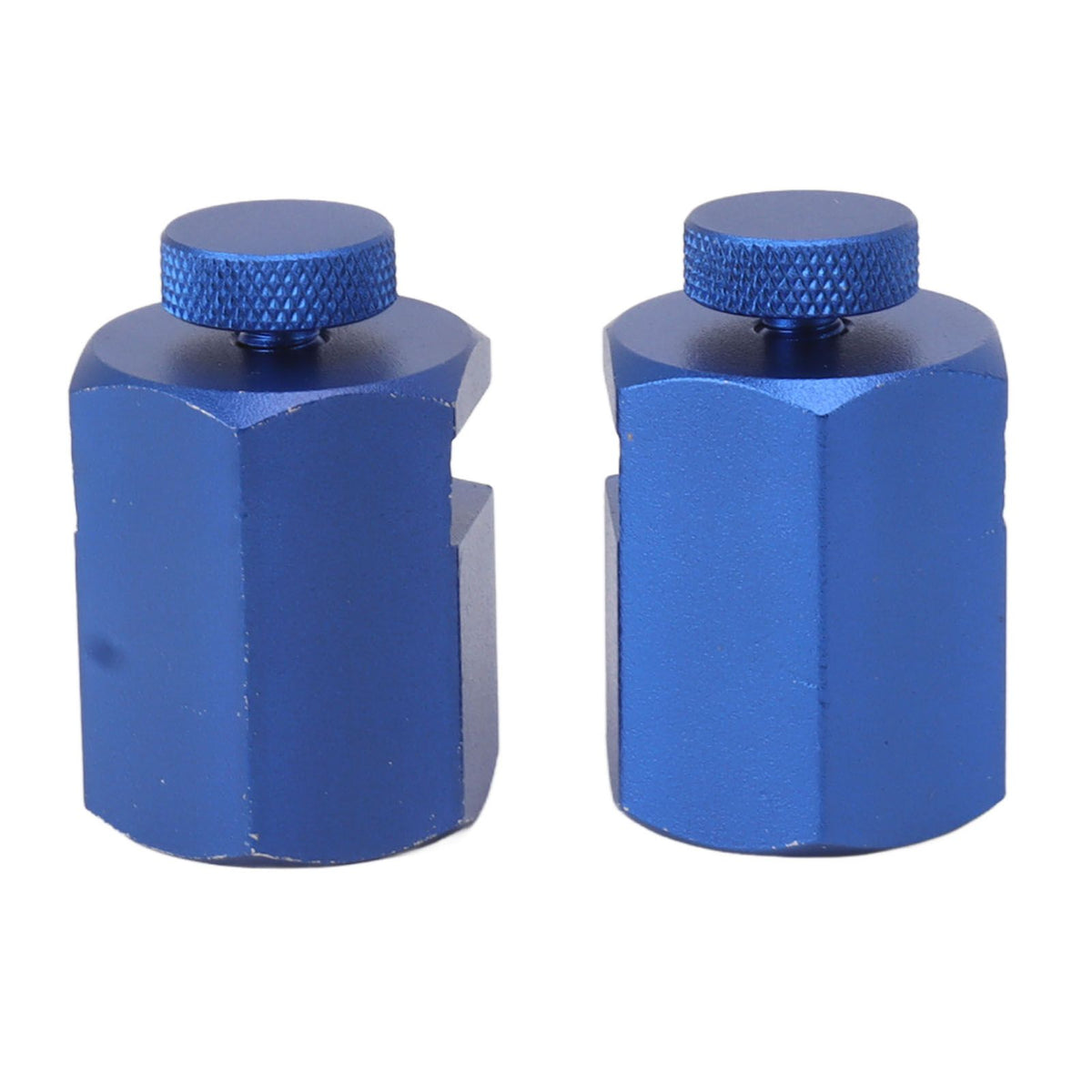 2PCS Stair Guages Knobs Aluminium Alloy Stair Stringer Layout Tool for Framing Square Carpentry Rafter Blue