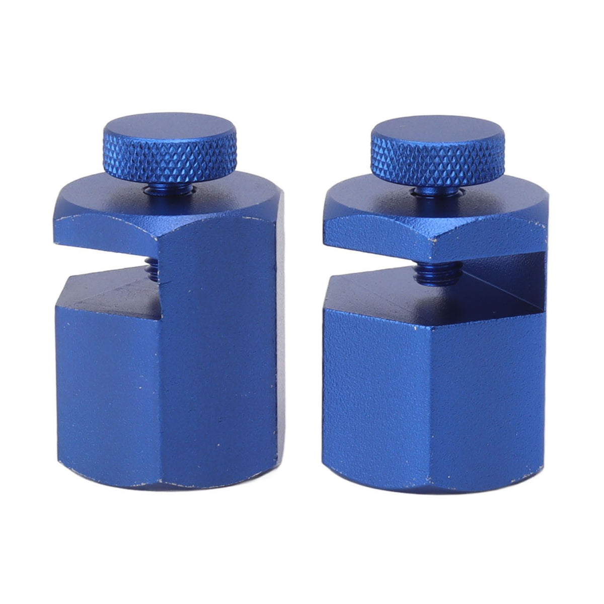 2PCS Stair Guages Knobs Aluminium Alloy Stair Stringer Layout Tool for Framing Square Carpentry Rafter Blue