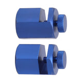 2PCS Stair Guages Knobs Aluminium Alloy Stair Stringer Layout Tool for Framing Square Carpentry Rafter Blue - Extra Image